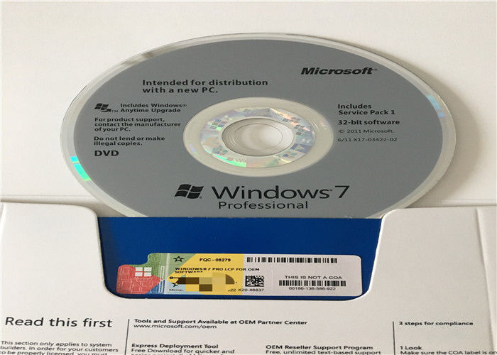 OEM Version 2017 Microsoft Update Windows 7 Pro 32 Bit Stable For Business